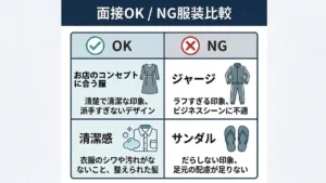 デリヘル面接の服装