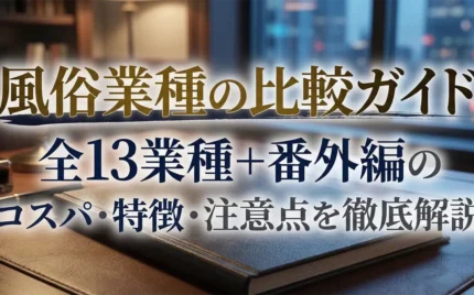 風俗業種の比較ガイド