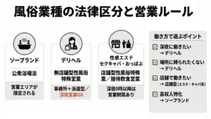 風俗業種の法律区分